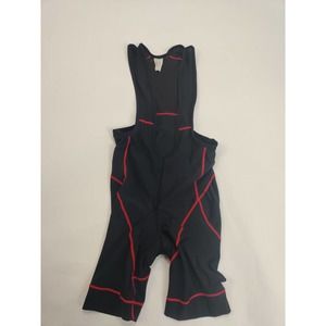 Scattante Men’s Pro Team Bib Shorts - LARGE Regular Usa Made Black